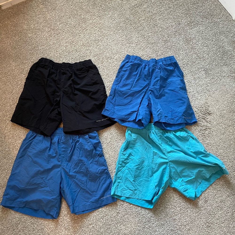 Set of Four Boy’s Shorts in Black and Blue